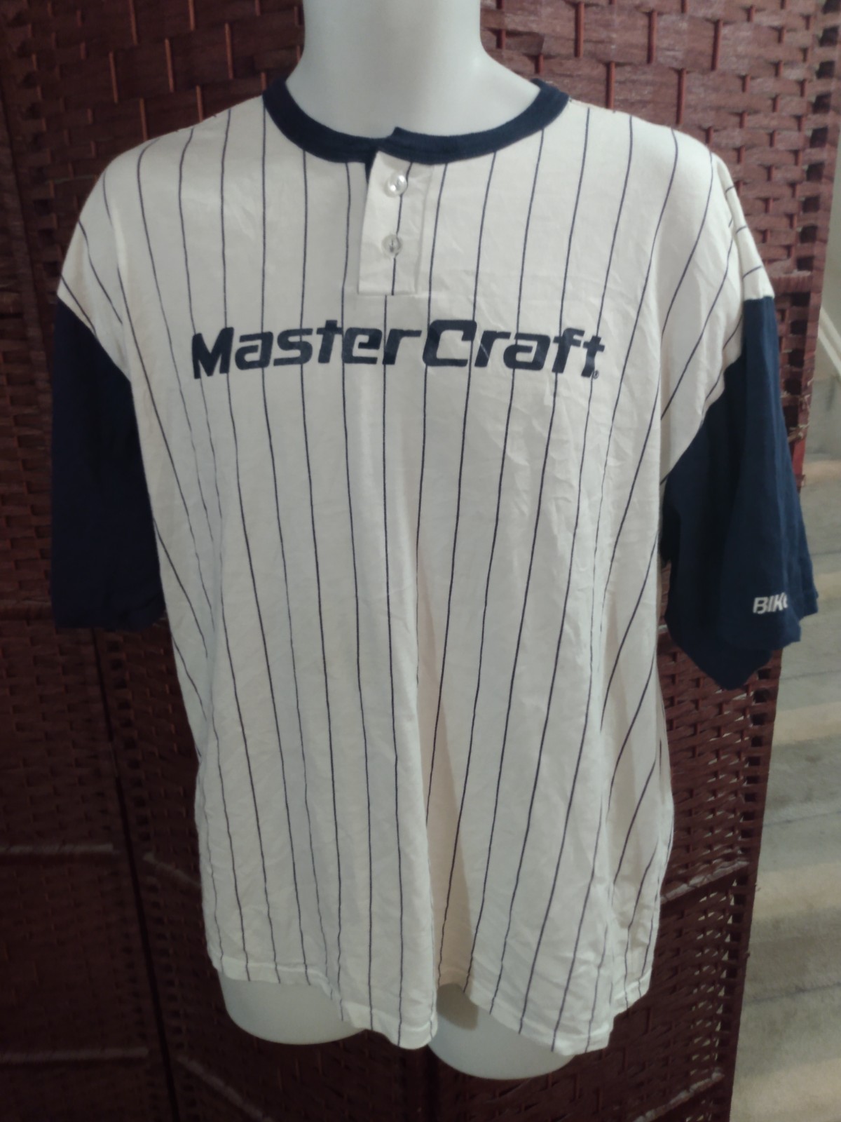 Vintage MasterCraft Boats Baseball Jersey Shirt Adult XL 80s 90s Boating gallery