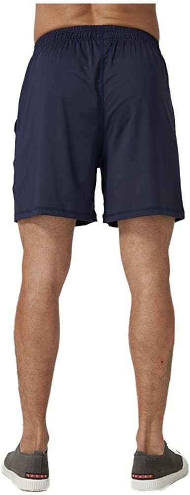 COSSNISS Men's Athletic Workout Shorts with Mesh Pockets, Blue S gallery