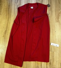 Wilson Mens Mesh Tank XL Basketball Jersey Practice Tank Button Shirt Red
