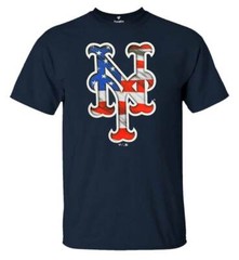 Fanatics Mens MLB New York Mets BannerWave Tee T-Shirt Short Sleeve Baseball
