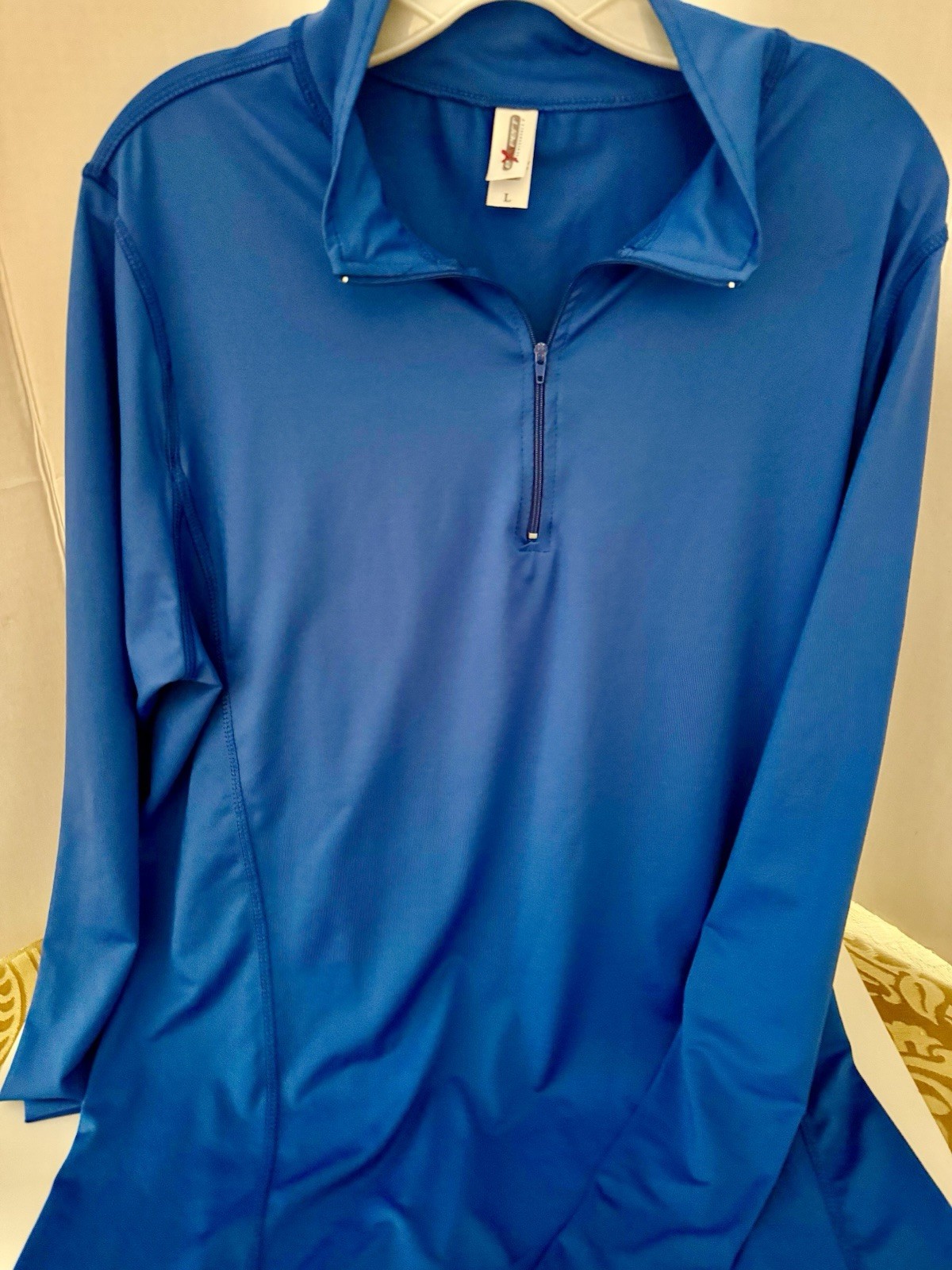 Perfect Layering Piece! Expert Performance Royal Blue 1/4 Zip Men’s L. Pullover. gallery