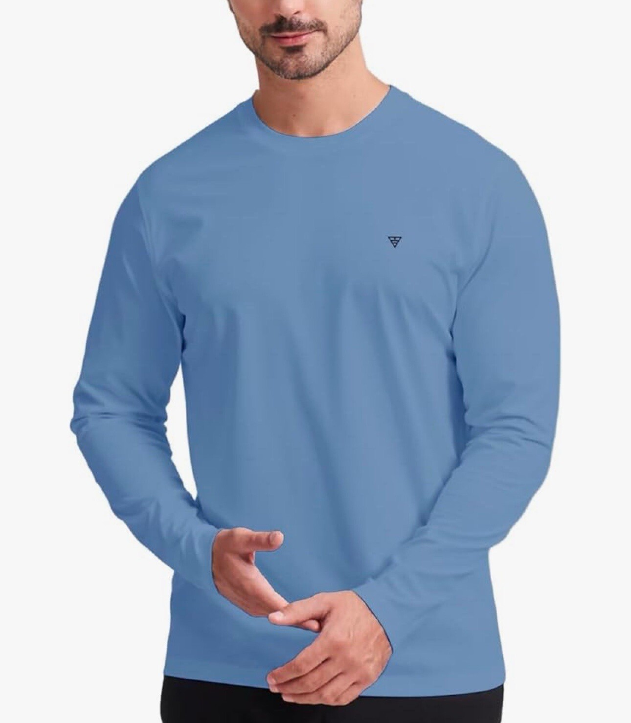 MAELREG Mens T Shirt Moisture Wicking Long Sleeve Golf Performance Medium UPF 50 gallery