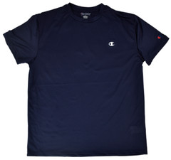 Champion Authentic Activewear Mens Navy Breathable Mesh Shirt New L