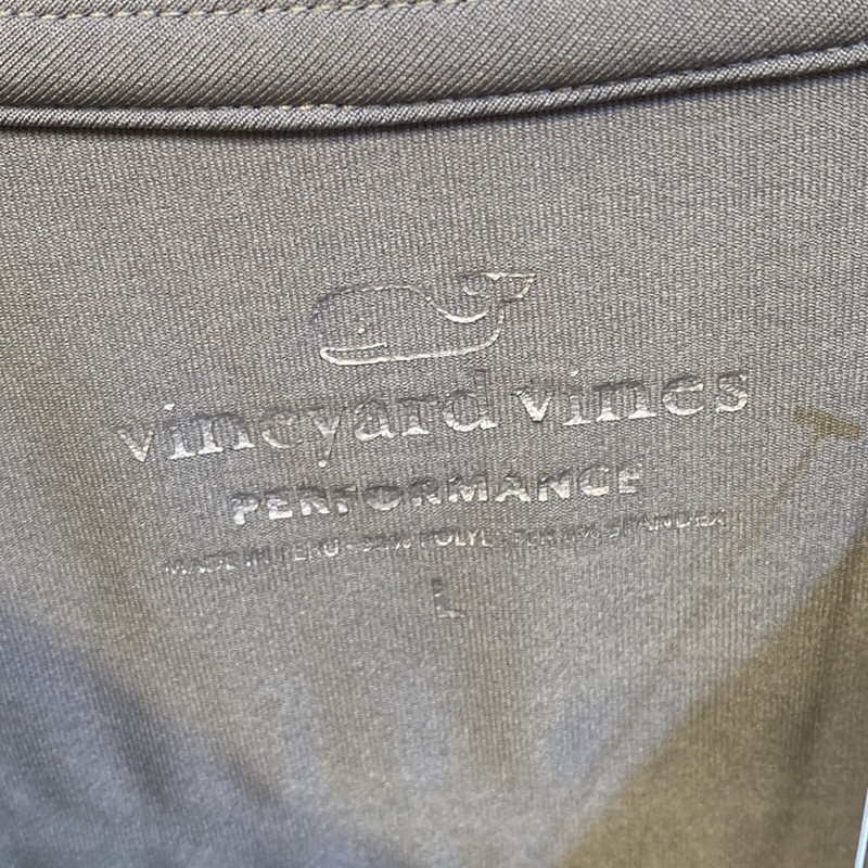 VINEYARD VINES Tshirt Mens L Gray Performance Stretch Flex Polyester Gym TEE T2 gallery