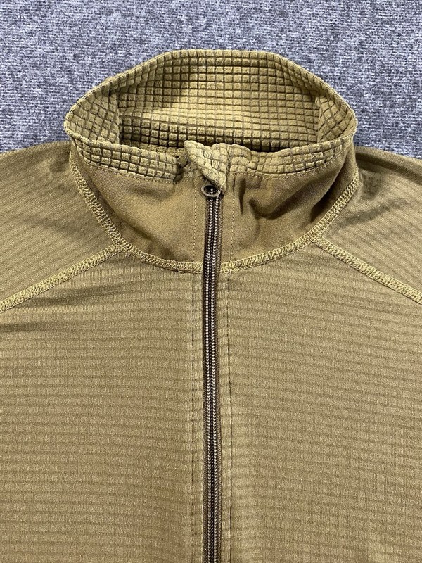USMC FROG Flame Resistant Polartec Grid Fleece 1/2 Zip Mens Small Coyote Peckham gallery