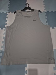 mens reebok sleeveless shirt xl Gray Quick Dry NWOT