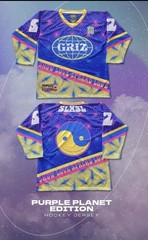 GRIZ Purple Planet Edition Men’s M Hockey Jersey Beyond Wonderland 2026