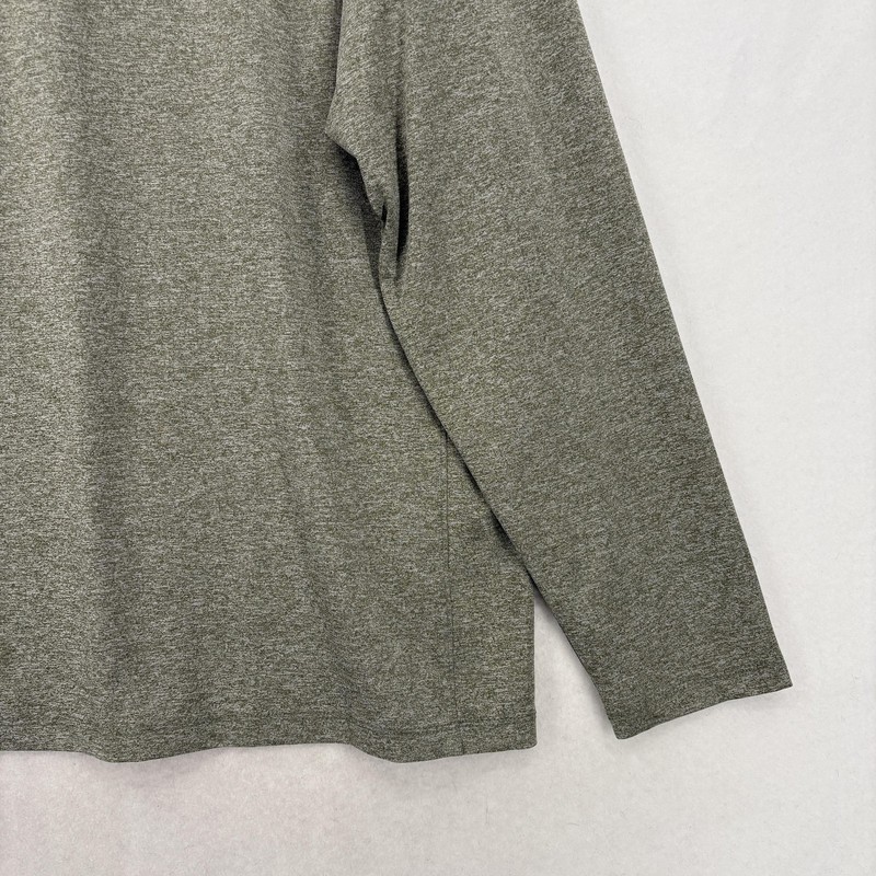 Huk Fishing Pullover Mens Large Green Long Sleeve 1/4 Zip Performance Top Casual gallery