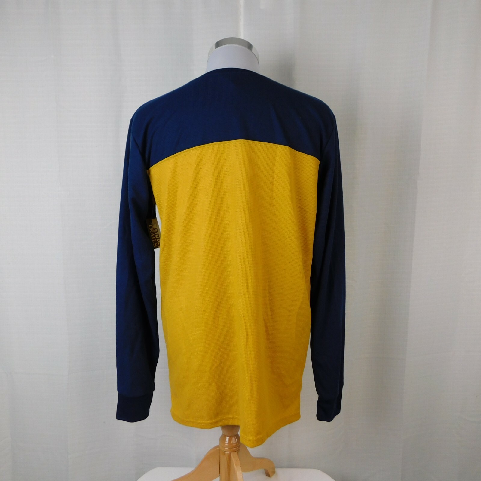 Open Trails Men's Long Sleeve Crew Neck Waffle Knit Thermal Top Medium gallery