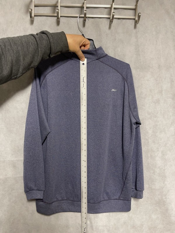 KJUS Pullover Men XL Blue Keano 1/4 Zip Performance Golf Hiking Sweatshirt 54 gallery
