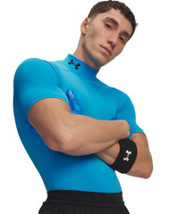 NEW Under Armour HeatGear Compression Mock Neck Shirt Men’s 1372586 419 X-LARGE