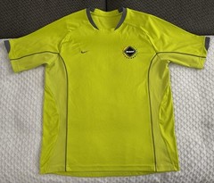 Nike FC Real Bristol FCRB Soccer Jersey Shirt Volt Yellow Size Large 362582-320