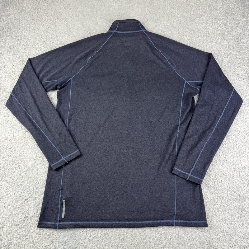 LL Bean Pullover Mens Medium T Tall Blue Quick Dry Trail Tee Performance Hiking gallery