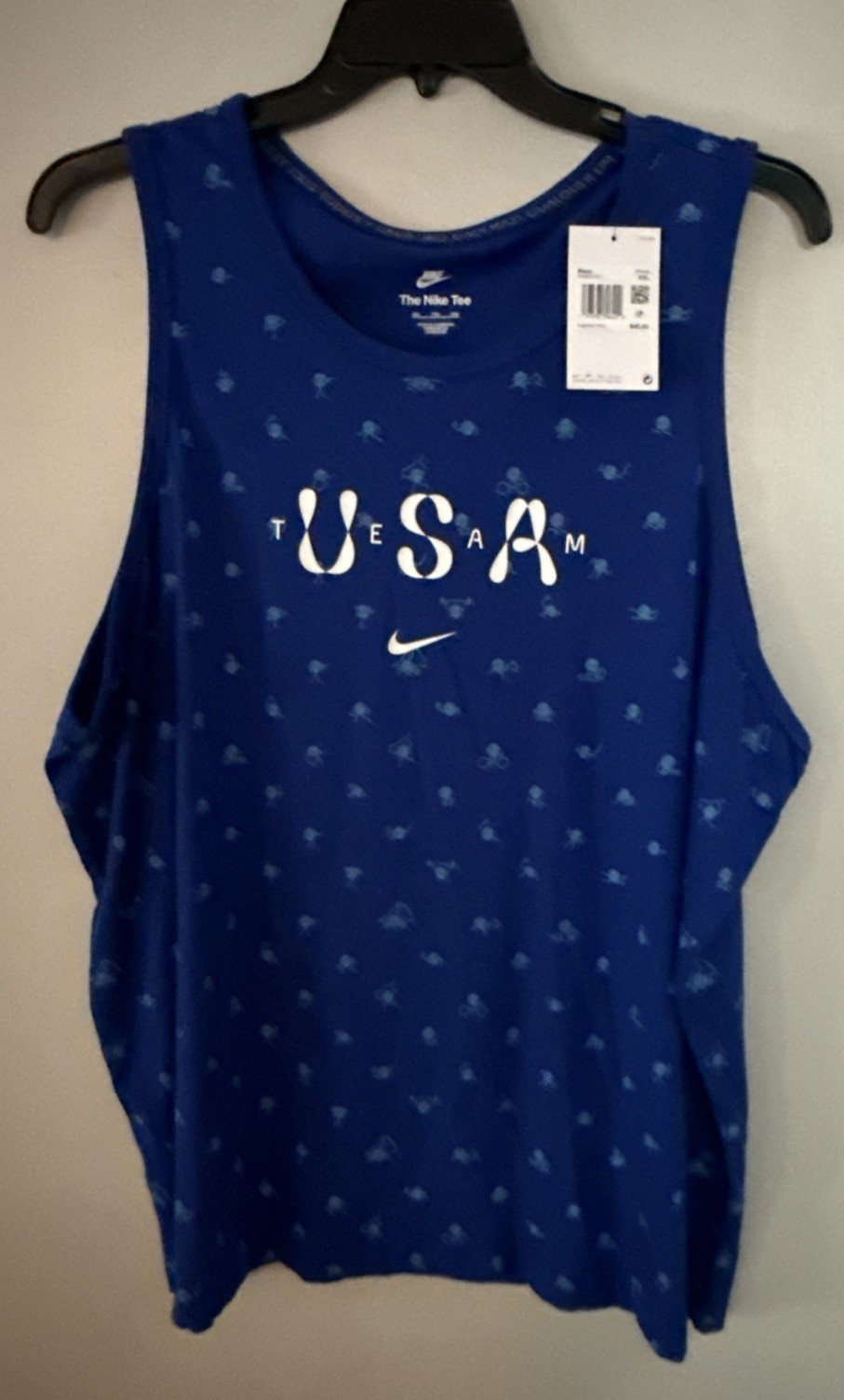 NWT Nike Men’s Team USA Club Tank Top Blue FN0879-417 Size XXL gallery