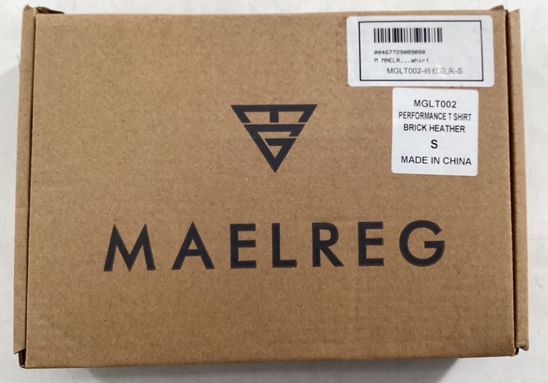 M Maelreg Men’s Long Sleeve Lightweight Performance Brick Heather Size S gallery