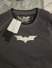YOUNGLA Batman Compression Shirt Dark Grey XL