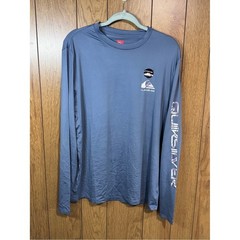 Quiksilver Long Sleeve Crewneck Tee in Slate Blue Size Large NWT