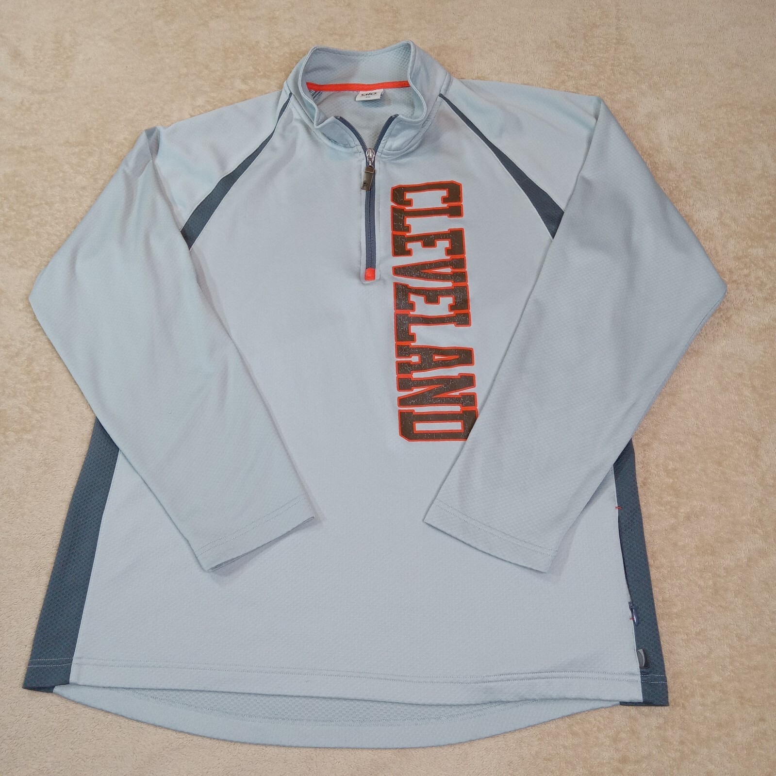 Alo 1/4 Zip Pullover Long Sleeve Cleveland Browns Men's 2XL Gray gallery