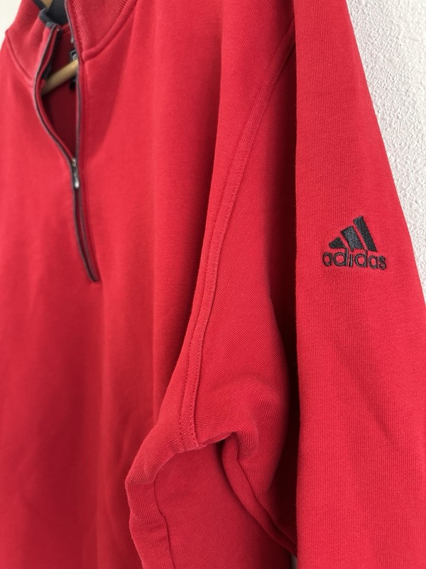 Adidas Performance Light-weight Quarter Zip Pull Over Adult Size MEDIUM gallery