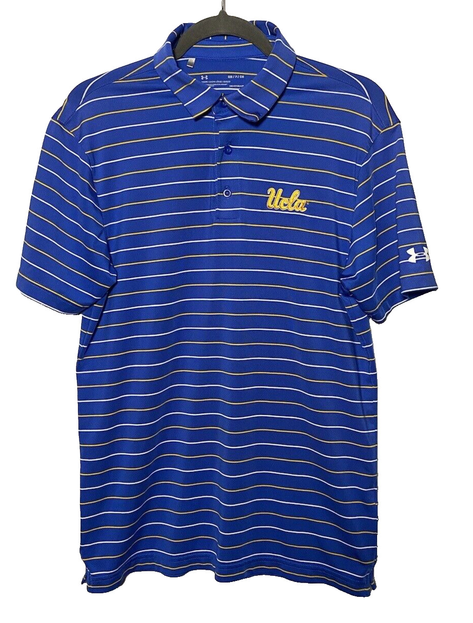 Under Armour Men's Size Small UCLA Polo Shirt Heatgear Short Sleeve Embroidered gallery