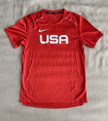 Nike 2023 USA Track & Field Shirt CQ0124-641 Men’s Small Dri-fit Miller Shirt