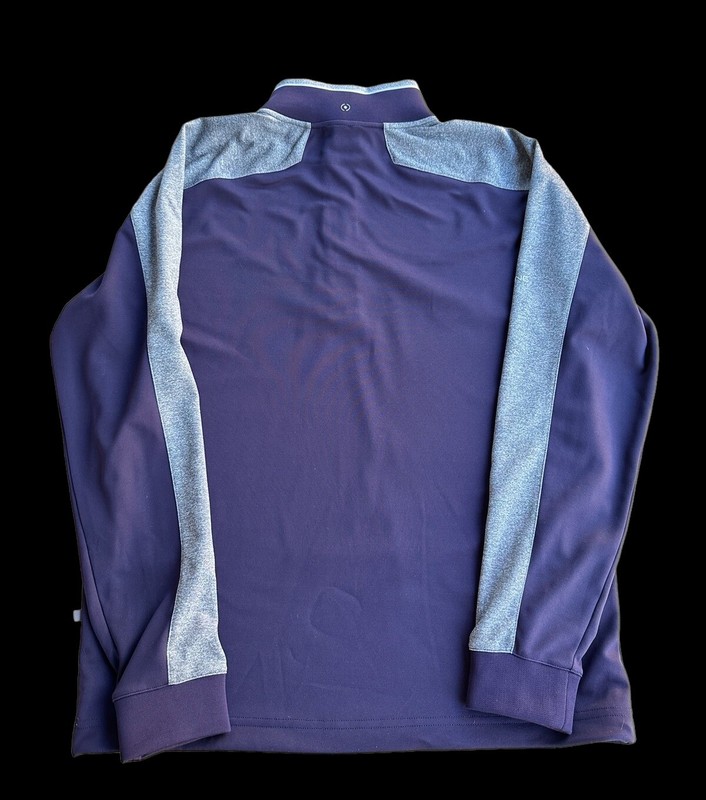 Ping Men's 1/4 Zip Sensor Warm Pullover Sweatshirt Golf Sz M Eggplant gallery