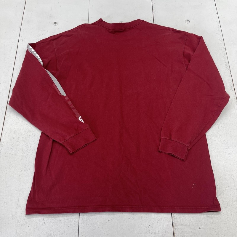 Vintage Oklahoma Sooners Shirt Men XL Red NCAA Football Nike Long Sleeve Tee gallery