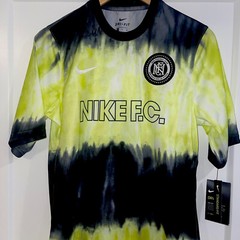 Nike F.C. Short Sleeve Soccer Jersey Black Volt CK5572-010 Men’s Size S Nike FC