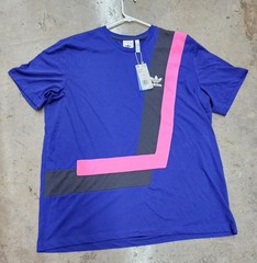 Adidas BR8 Mens T-Shirt 2XL Blue Purple Black Pink