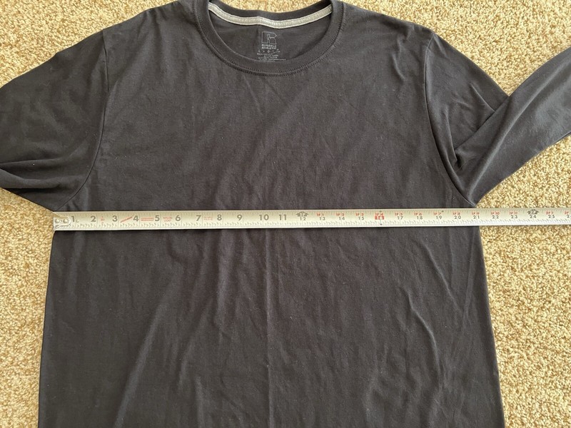 Russell Athletic Men’s Long Sleeve T-Shirt Black Size L gallery