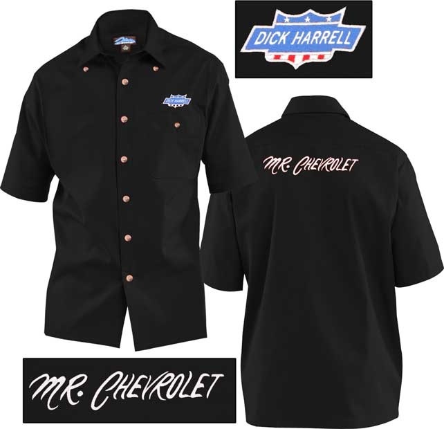 Black Dick Harrell "Mr. Chevrolet" Men's Shirts - OFFICIALLY LICENSED & APPROVED gallery
