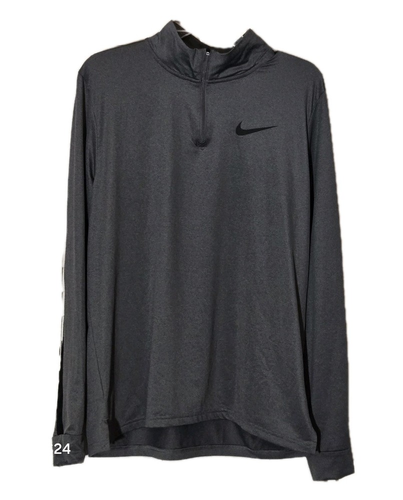 NIKE PRO DRI FIT 1/4 ZIP HYPER DRY TRAINING PULLOVER MEN'S SIZE M- DM5503-070