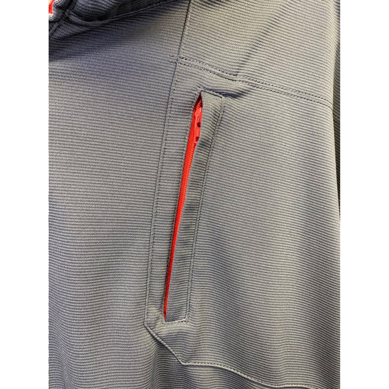 NordicTrack Gray Quarter Zip Pullover Gorpcore Activewear Outdoor Utility XXL gallery