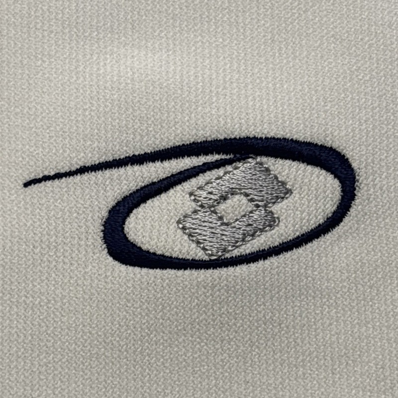 Lotto Italian Tennis Men’s XXL Impact Zip White/Navy Atheltic Polo Shirt NWT NOS gallery