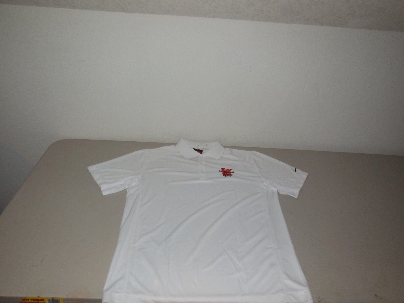 Nike Golf All Star Baseball Game 2014 Polo Shirt NEW NWT White Golfing Mens L gallery