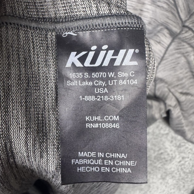 Kuhl Alloy Shirt Mens Large Heather Gray 1/4 Zip Outdoor Casual Hiking Baselayer gallery