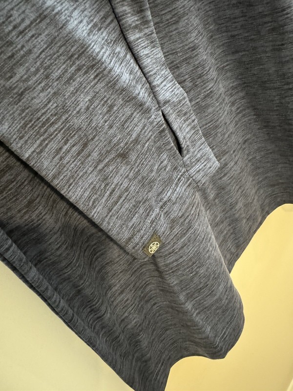 Gaiam Men's Power 1/4 Zip Pullover in Navy Blue Heather, M, NWT MSRP $70 gallery