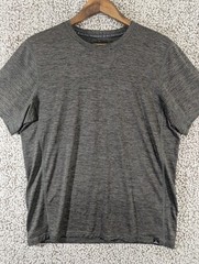 Prana Shirt Men’s Small Performance Stretchy Gray and Black