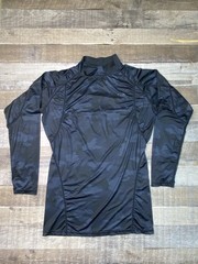 Tesla Shirt Mens Size M Mock Neck Camouflage Stretch Base Layer Top Quick Dry
