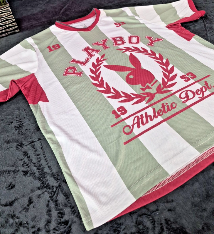 NEW - PLAYBOY ATHLETIC DEPT. 53 SOCCER JERSEY LARGE - NWT gallery