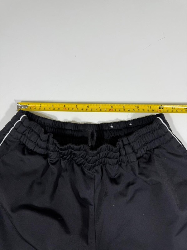 Puma Track Pants Black L Elastic Waistband Cuffs Polyester Drawstring Solid gallery