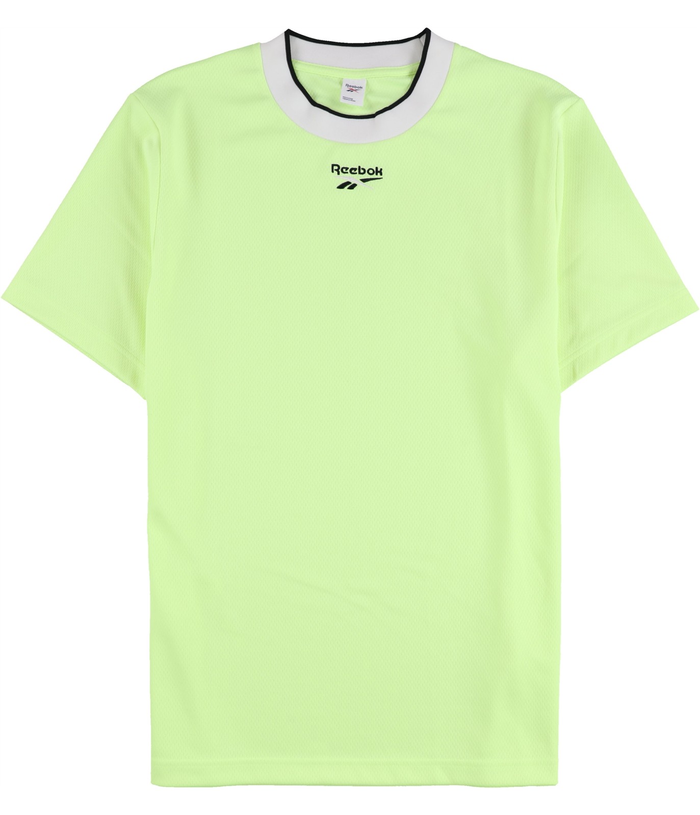 Reebok Mens Classic Ringer Basic T-Shirt, Yellow, Medium gallery