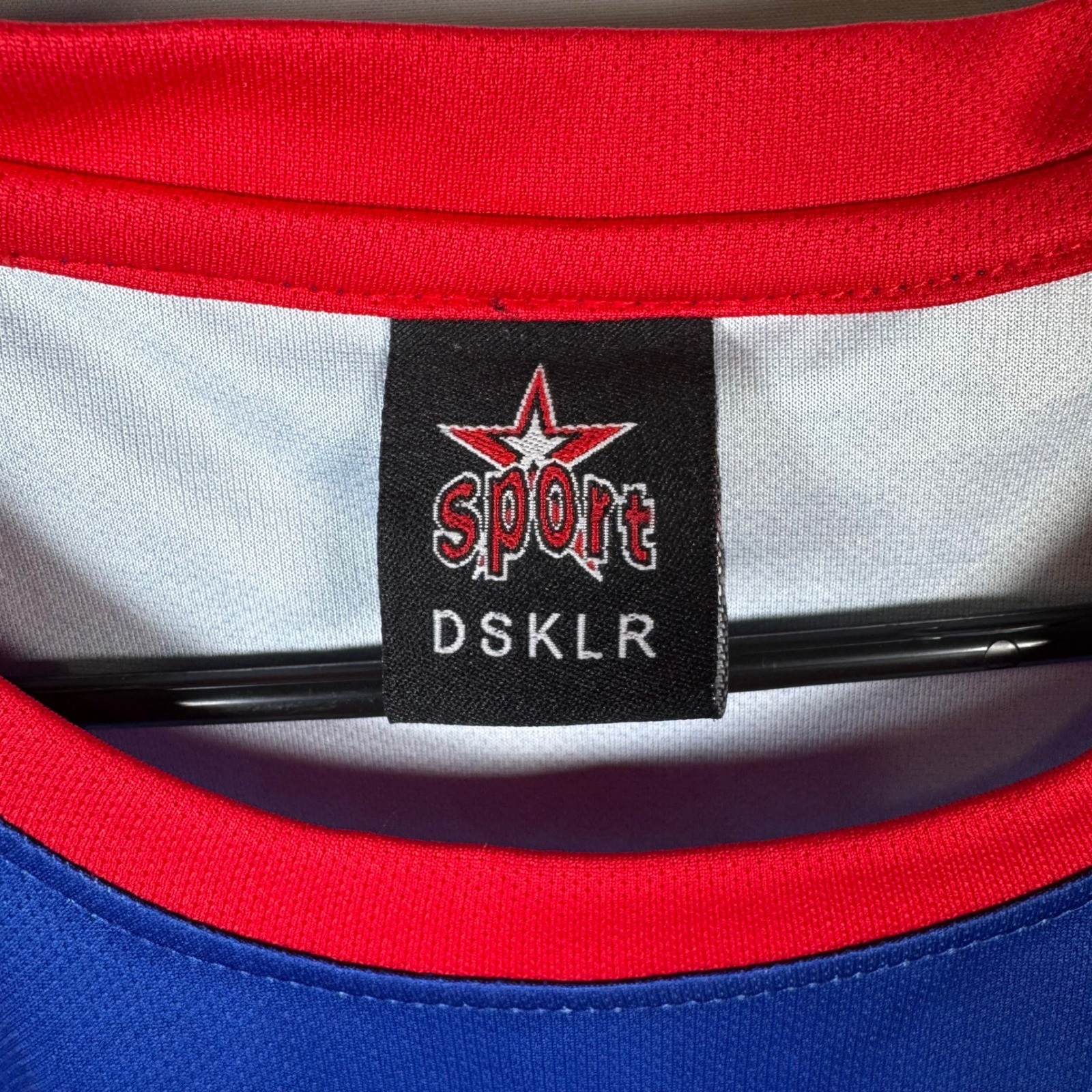 Sport DSKLR Puerto Rico Basketball Jersey Mens 3XL Blue Red Flag Graphic Mesh gallery