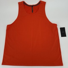 Ten Thousand Versatile Tank Mens XL Orange Performance Sleeveless Breathable NWT