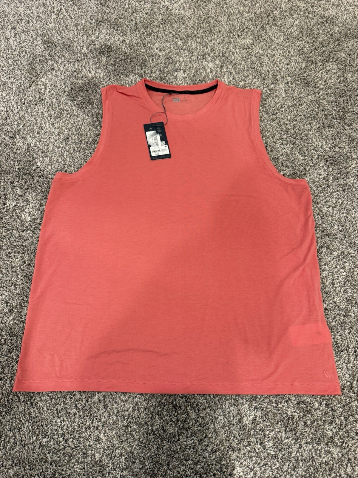 VRST Men’s XL Coral Sleeveless Performance Tank Top NWT Moisture Wicking Stretch gallery