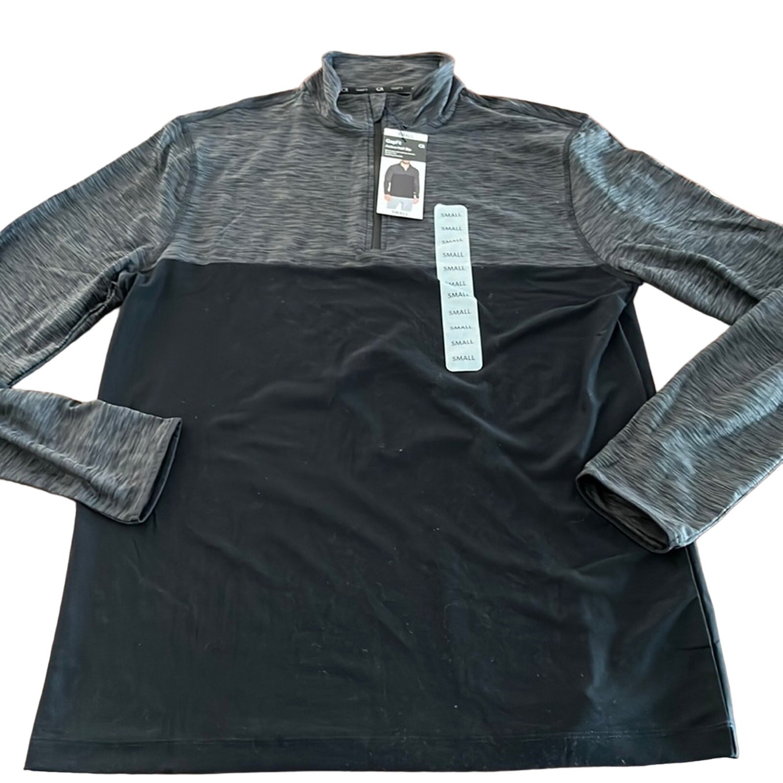 Gap Fit Lightweight Active Half Zip Pullover Top Mens Size Small gallery