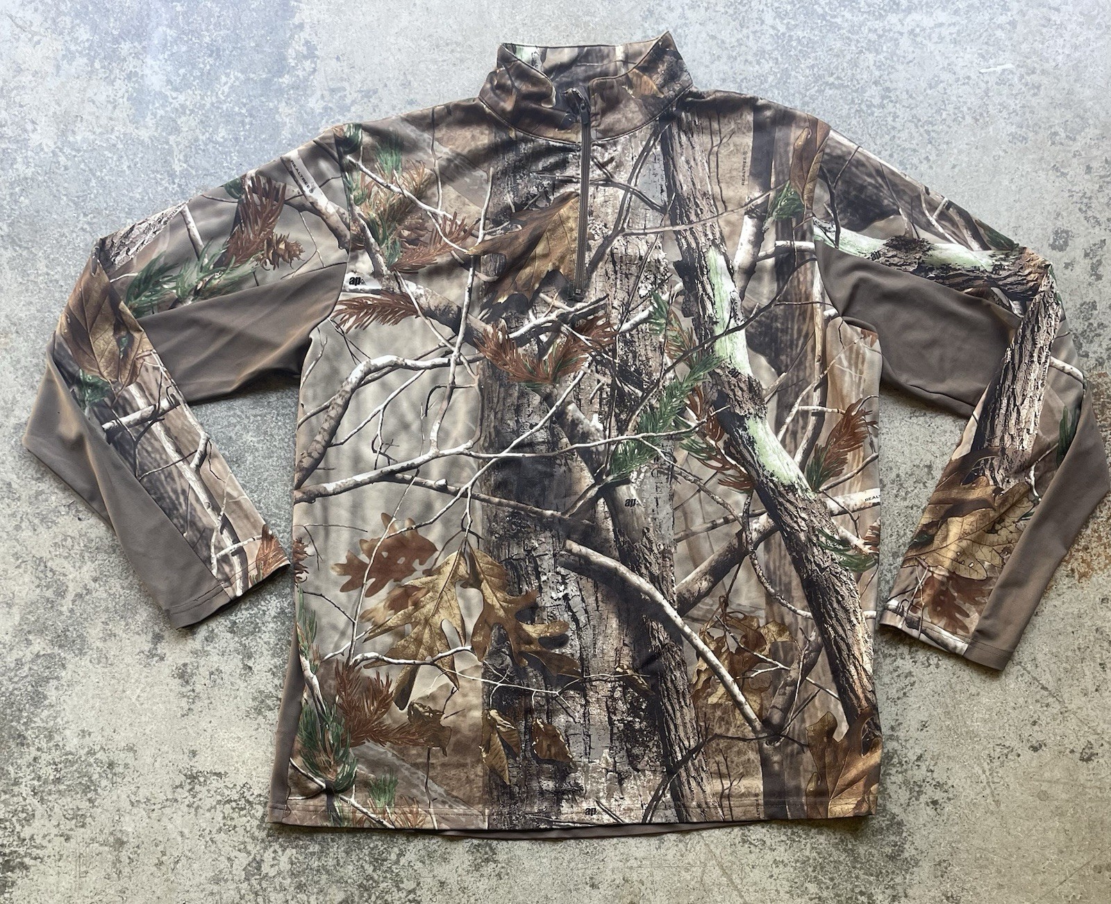 Realtree Mens 1/4 Zip Pullover Camo Mens Size Large. (8) gallery