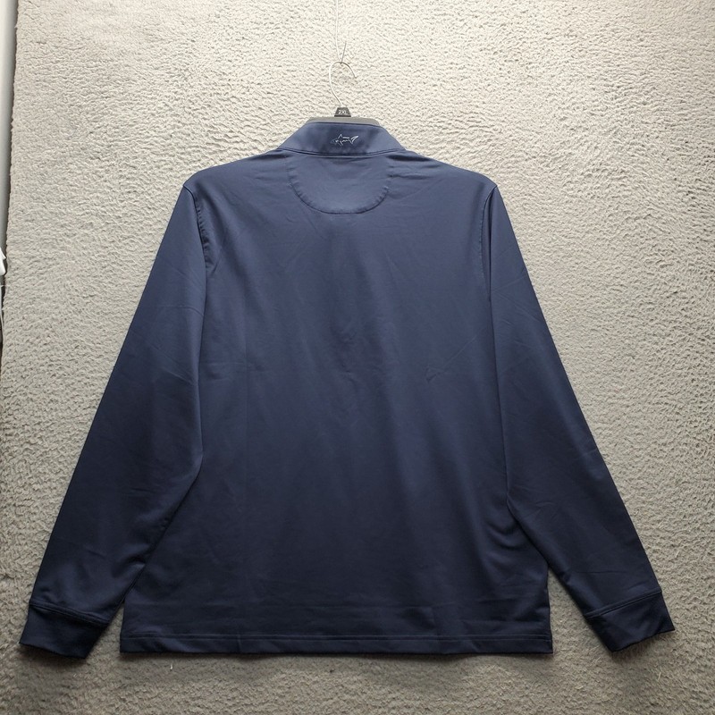 Greg Norman Play Dry Activewear Shirt Mens Large Navy Golf Performance Stretch gallery