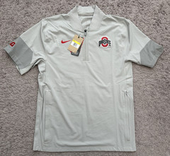 New Nike Ohio State OSU On Field Pullover 1/4 Zip Short Sleeve Vented Mens Small