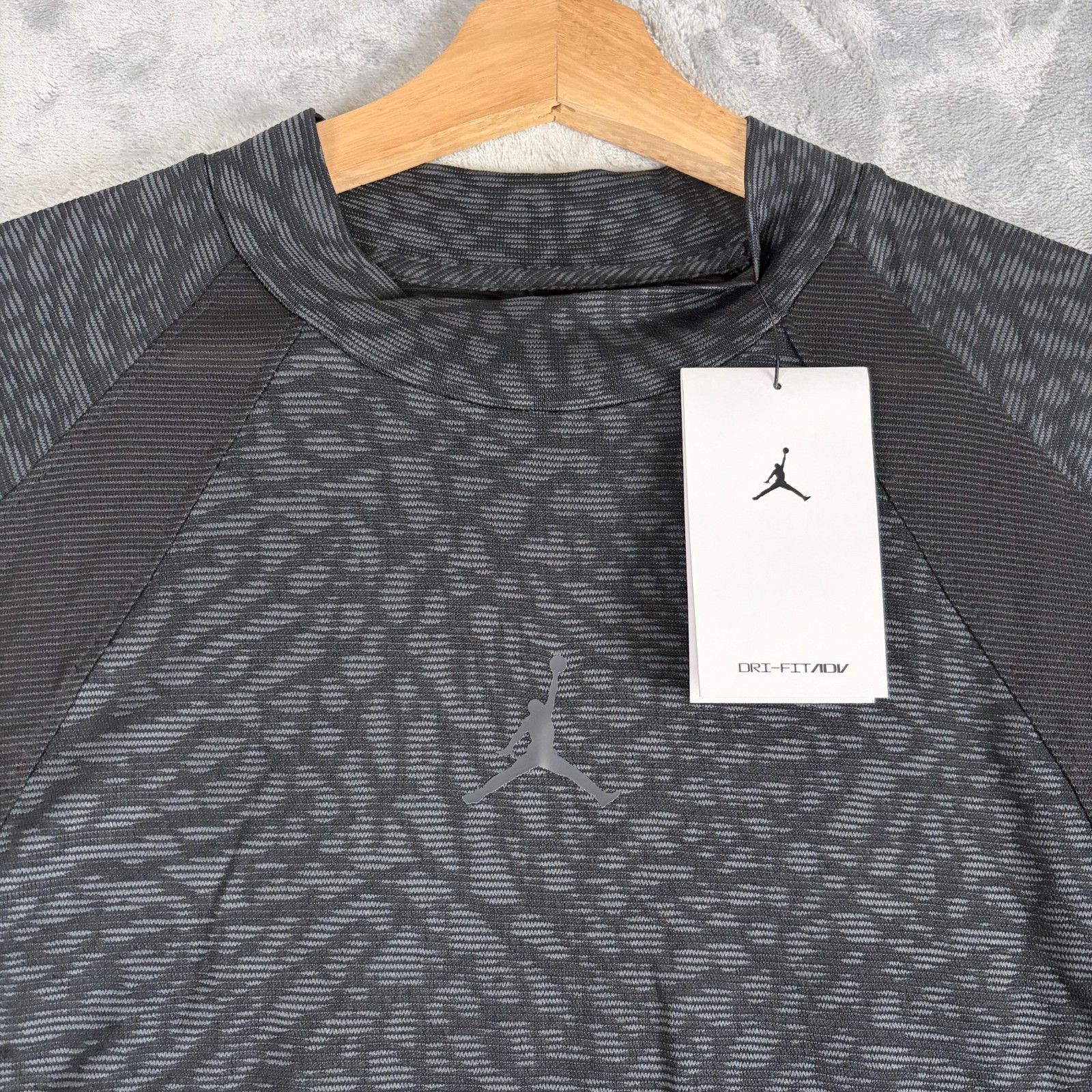 Jordan Dri-FIT ADV Shirt Mens Small Gray Long Sleeve Compression Athletic Top gallery